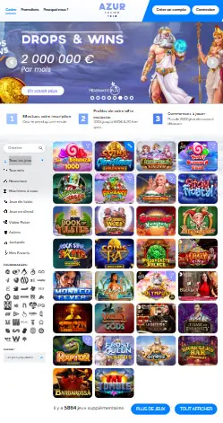 l'application et interface Spins of Glory Casino