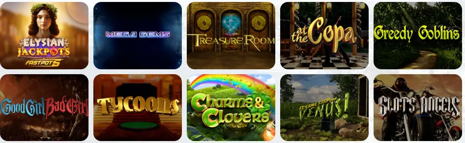 Les Jackpots au Spins of Glory Casino